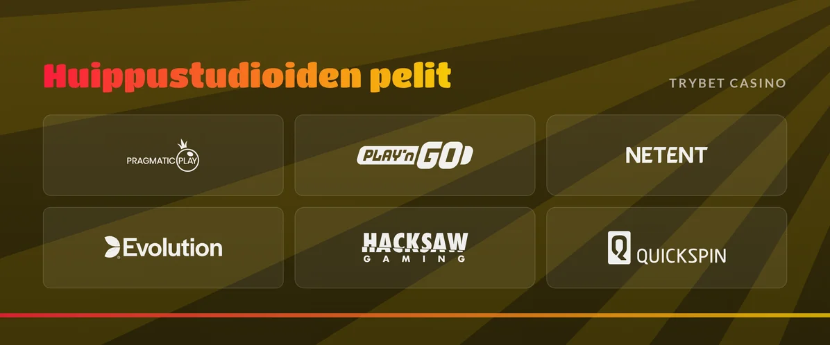 Tutustu studioiden peleihin